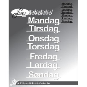 Dies/skre stencils, By Lene's 