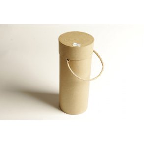 Pap vinbeholder rund med hank 12,5cm