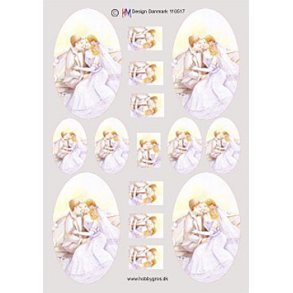 3D ark - Bryllup, brudepar