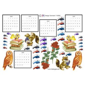 3D ark - Student, kalender, juni