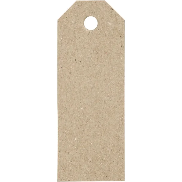 Manilla mrker, 20 stk, 80x30mm, naturfarvet kvistkarton