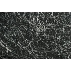 Hndlavet papir A4, sort m/silke trde