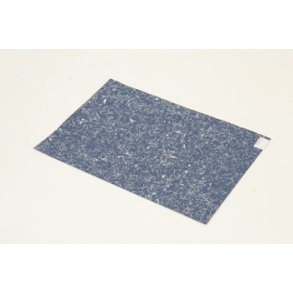 Hndlavet papir A4, bl m/slv trde