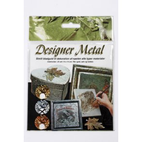 Designer metal s�lv (blads�lv)