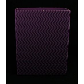 Sangskjuler i blgekarton, lilla, ca. 15x8x20cm