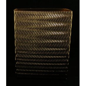 Sangskjuler i blgekarton, guld, ca. 15x8x20cm