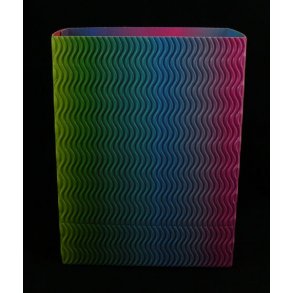 Sangskjuler, regnbuefarvet, ca.15x8x20cm