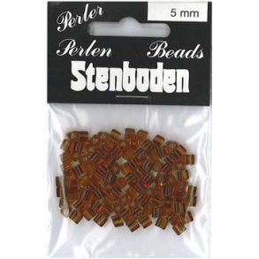 Kube/triangle guld, 5mm, ca 100 stk