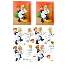 3D ark - Bryllup, brudepar