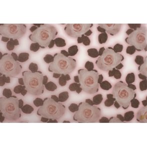 Vellum papir, ca. 30x30cm, roser, 100g