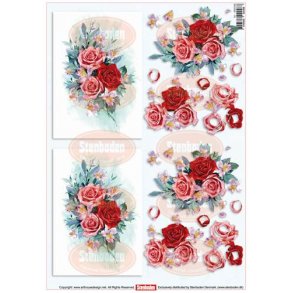 3D ark - Blomster, roser