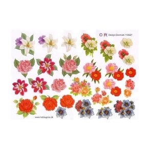 3D ark - Sm motiver, blomster