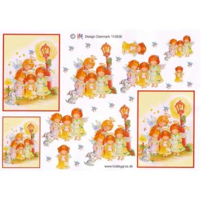 3D ark - Jul, ark engle ved lygte