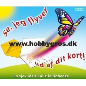 Magic Flyer, flyvende sommerfugl 1stk