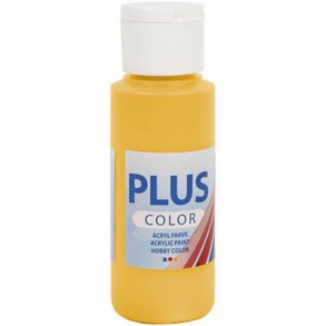 Akrylmaling, 60ml, sol-gul/yellow sun, Plus Color
