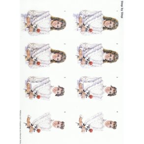 3D ark - Konfirmation. Pige m/kr�ller