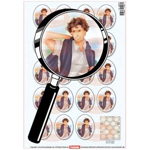 3D ark - Konfirmation. Dreng, poloshirt, 19 ovaler