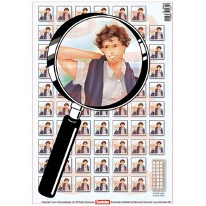 3D ark - Konfirmation. Dreng, poloshirt, 57 firkanter