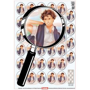 3D ark - Konfirmation. Dreng, poloshirt, 34 ovaler