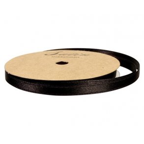 Satinbnd 3,5mm, 10 m pr. rulle, MARINEBL