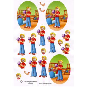 3D ark - Fritid, bowling, dame