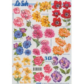 3D ark - Sm motiver, blomster