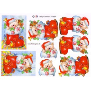 3D ark - Jul, bamse i st�vle