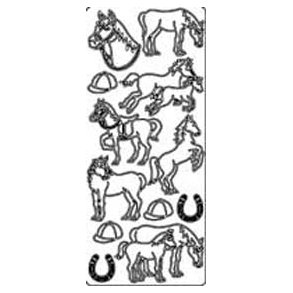 Stickers - Ridesport, guld