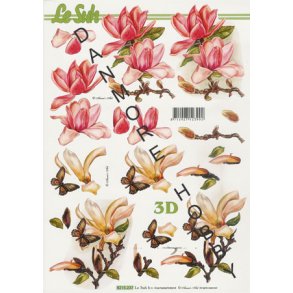 3D ark - Blomster,tulipantr