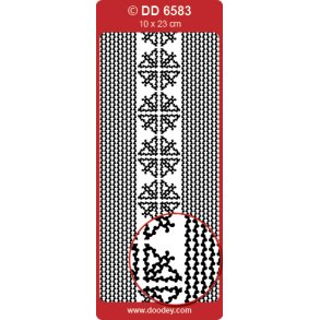 Stickers - Borter og hjrner formet som en sommerfugl, guld