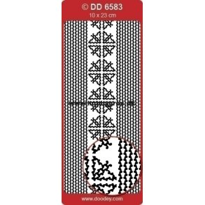 Stickers - Borter og hjrner formet som en sommerfugl, slv