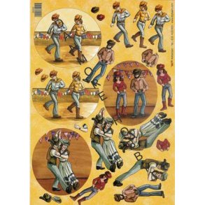 3D ark - Fritid, line dansere