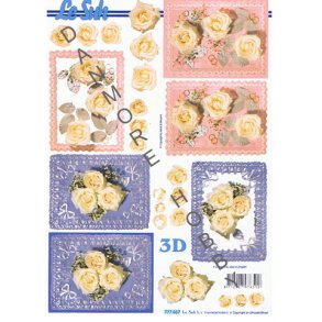 3D ark - Blomster, roser