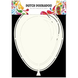 Dutch Doobadoo skabelon, 2 stk. balloner, max str. 14x19cm