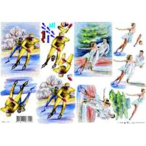 3D ark - Sport. Sk�jtel�bere, kunstl�b, hurtigl�b