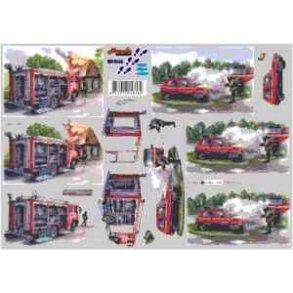 3D ark - Job. Brandbiler og Brandmnd