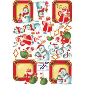 3D ark - Jul, julemand, snemand