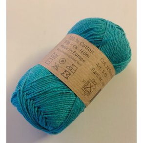 kologisk bomuldsgarn - Bitten Eco, smeraldo ocean