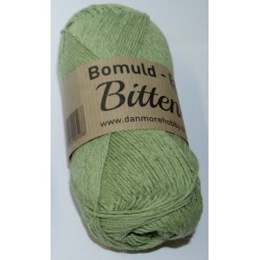 kologisk bomuldsgarn - Bitten Eco, lime grn