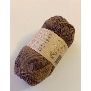 kologisk bomuldsgarn - Bitten Eco, mangusta cacao