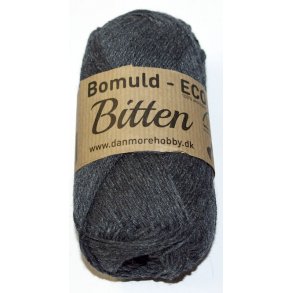 kologisk bomuldsgarn - Bitten Eco, koks gr