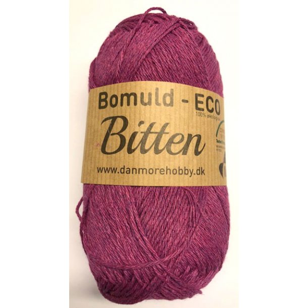 kologisk bomuldsgarn - Bitten Eco, fuchsia