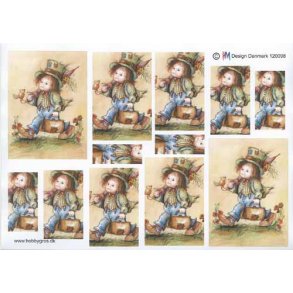 3D pyramideark - Brnemotiver, lille dreng