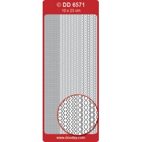 Stickers - Blge borter, guld