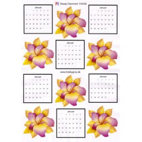 3D ark - Kalender, januar