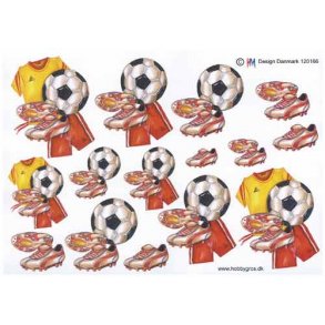 3D ark - Sport. Fodbold, st�vle, t�j