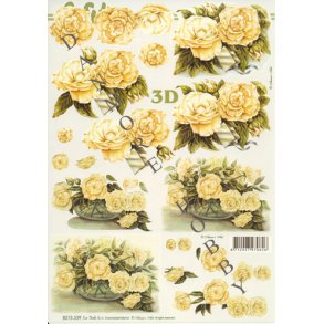 3D ark - Blomster, rose