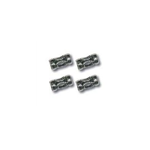 Metalperle gl. slv 10 stk