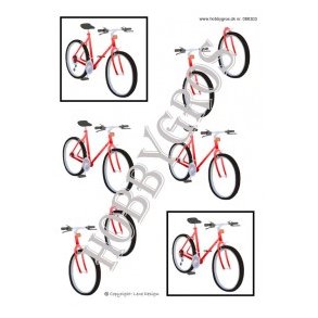 3D ark - Cykel, r�d