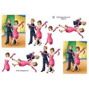 3D ark - Fritid, dansere, vild med dans